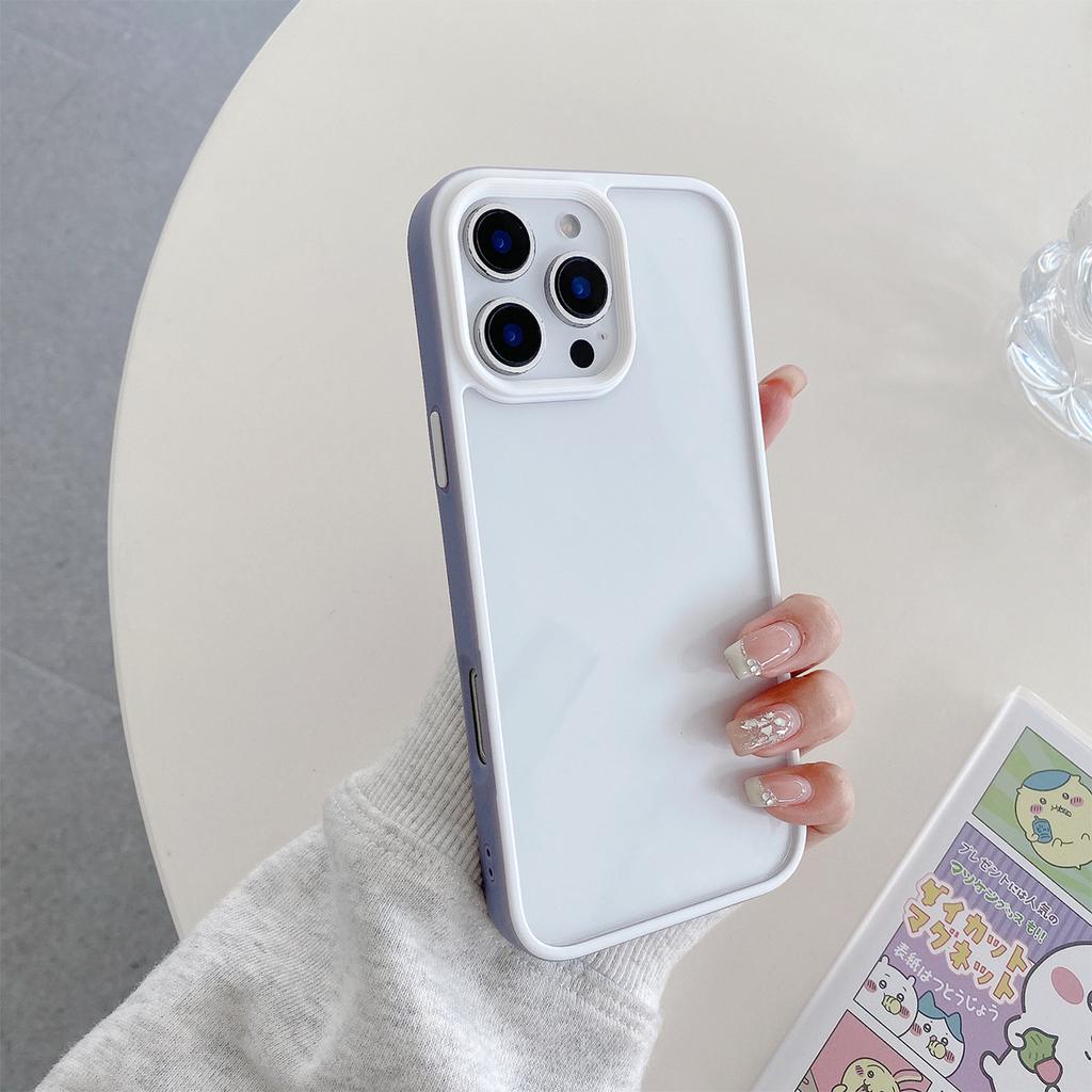 Simple Solid Color Border Phone Case, U-Shield for Apple for IPhone 16 ProMax Phone Case, 1514 Anti Drop Case