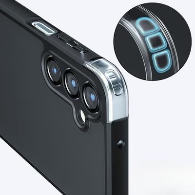 Adequado para Samsung A55 A16 Capa de Celular Skin Fosca S25ultra Furo Essência Totalmente Inclusivo Airbag Anti Queda Capa de Proteção