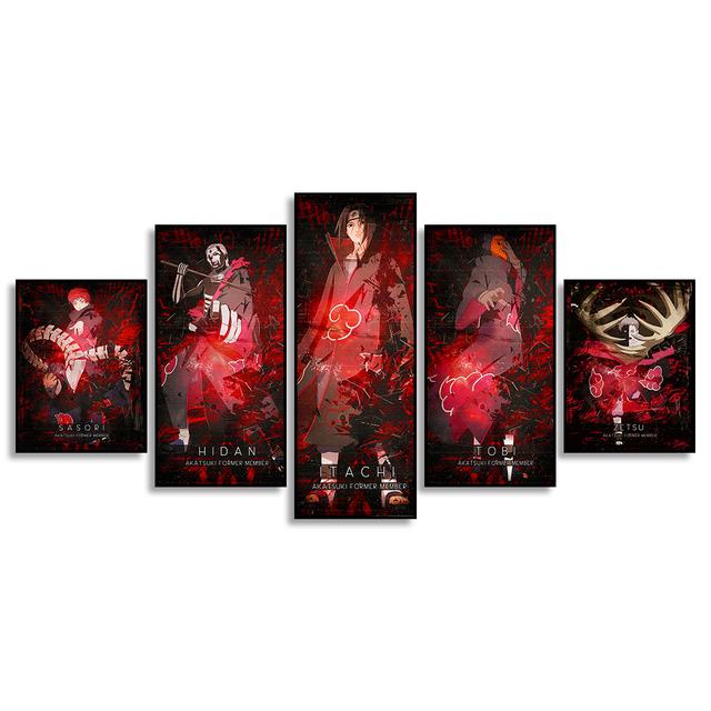 

5 картинок Постер Саске Итачи Персонаж Декоративная живопись Детская комната Настенные художественные принты Современный домашний декор Картина на холсте без рамки 20x35cm*2 20x45cm*2 20x55cm*1 No Frame