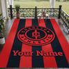 Custom Text Printed Rug Charlton Athletic Non Slip Floor Carpet For Home Room Decor