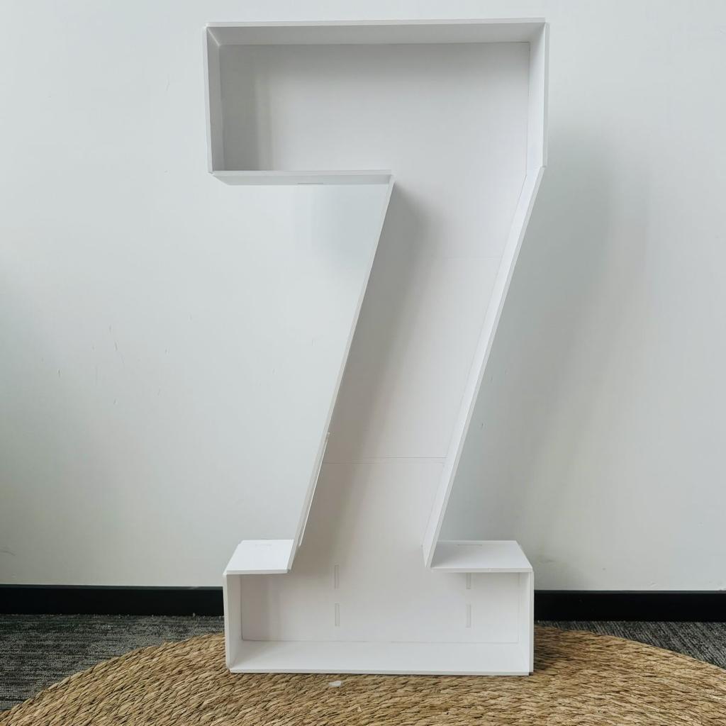 1Pcs 73cm DIY Balloon Frame Numbers,Foam Board Numbers for 1st 18th 21th Birthday Party Decorations,DIY Kit Newest Plug-in Design EASY Assembly