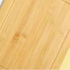 Bamboo Cutting Board Non-Slip Square Chopping Board for Meat Fruit Dough Dishwasher Safe Essential Kitchen Tool for Home Camping