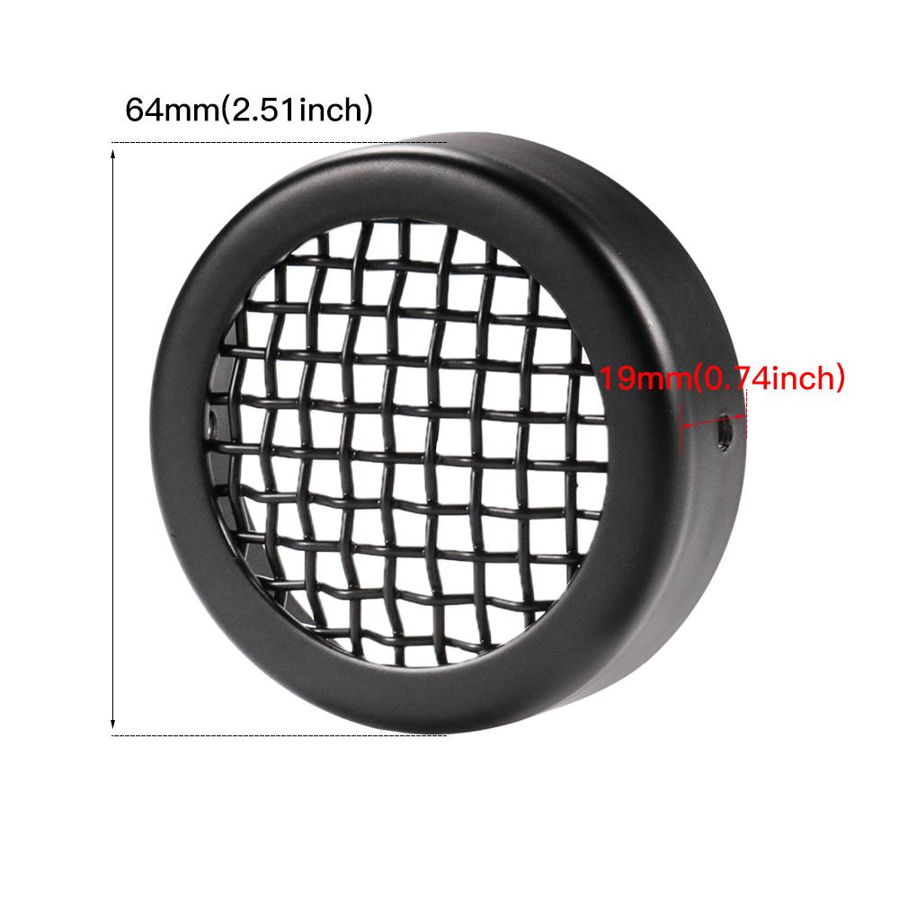 Motorcycle Black 2Pcs 60mm 2.5" Metal Turn Signal Lights Cover Grill Protector Visor For Harley Sportster XL 883 1200 72 48 Iron