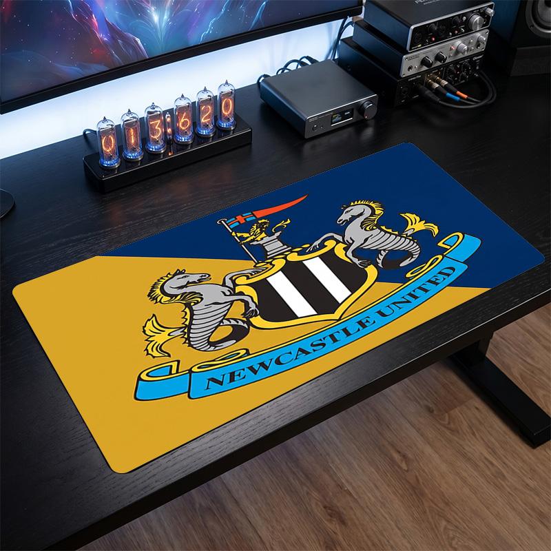 Tappetino Mouse Grande Stampa Calcio Newcastle United, Tappetino Esteso Antiscivolo per Scrivania da Gioco per Ufficio Casa