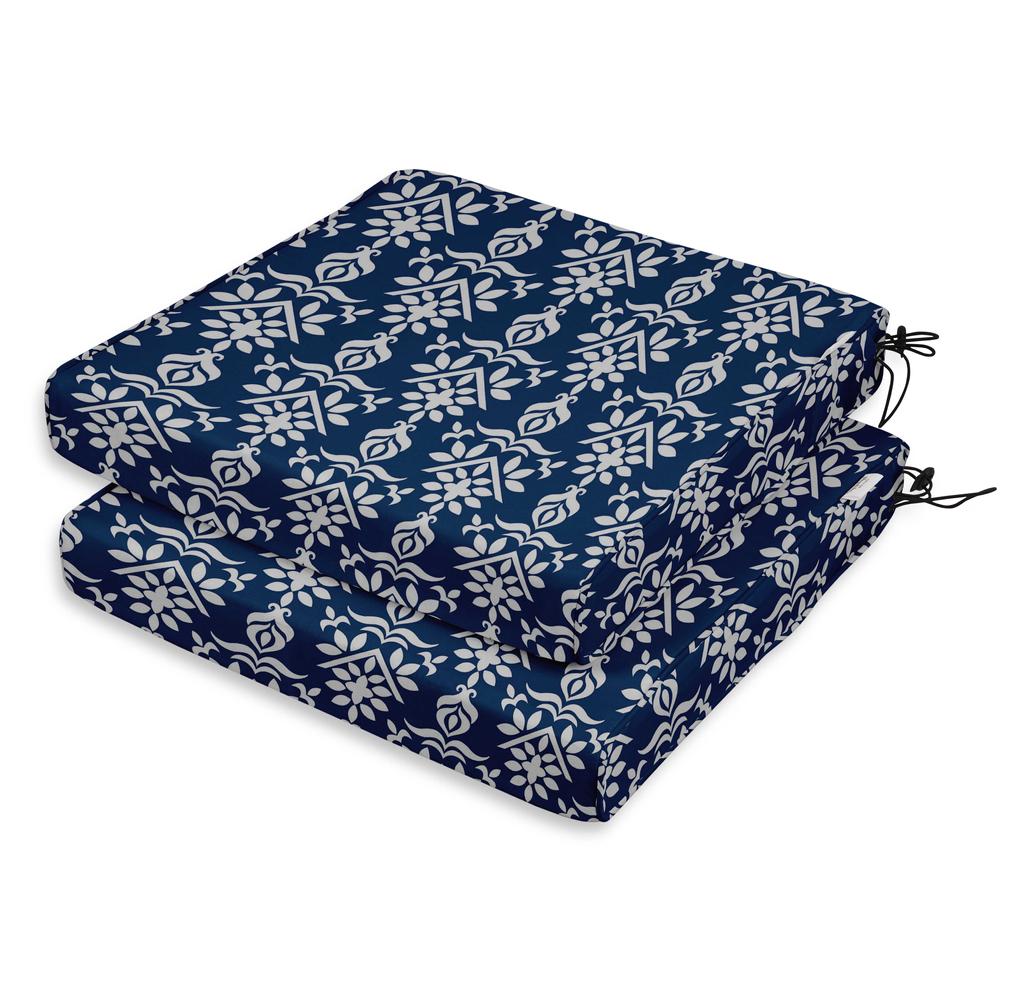 Vargottam Perfect Outdoor Indoor Square Corner Seat Cushions Water-Resistant Lounge Chair 18.5" X 16" Home Office Patio Furniture