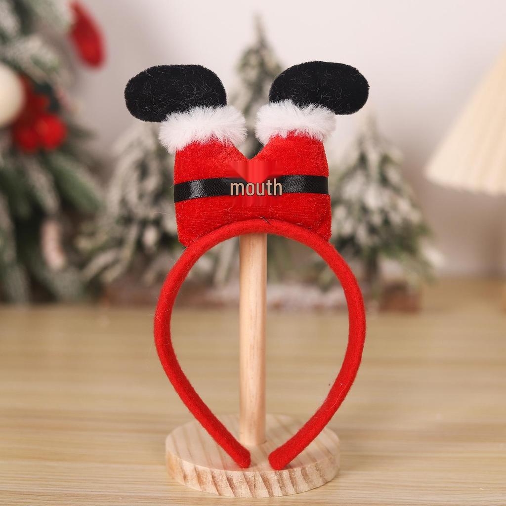 Holiday Cartoon Headband with Clown Foot and Belt Accents