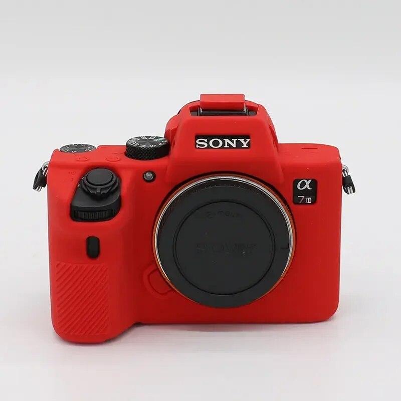 Silicone Case Cover Camera Bag for Sony A7IV A7M4 A7c A7R A7 A7S Mark III IV A7SIII A7III A7RIII A7RIV
