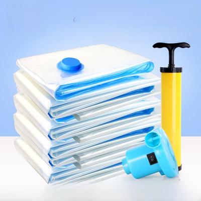 Transparent Vacuum Storage Bag for Clothes and Quilts