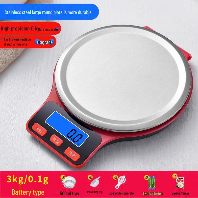 Compact Precision Kitchen Scale for Baking and Cooking