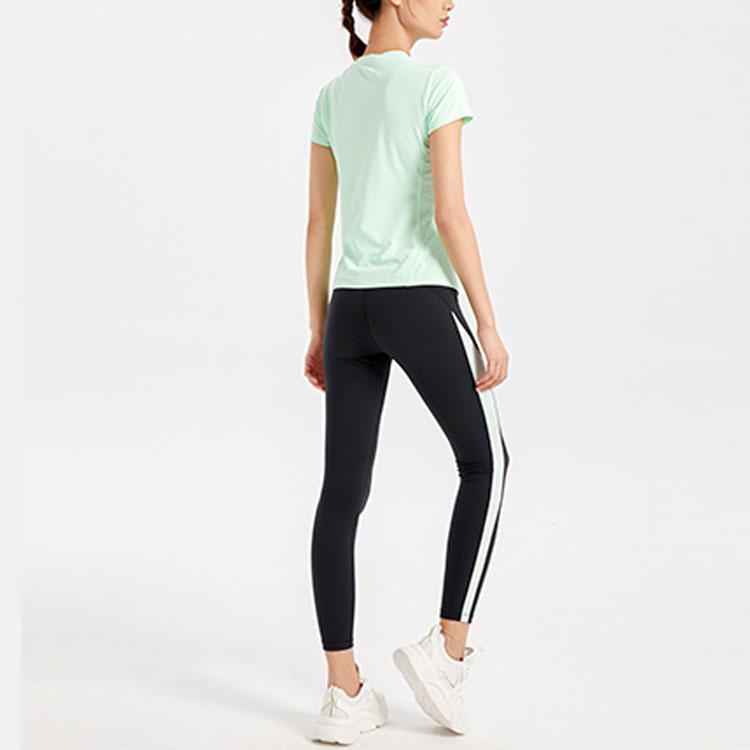 Li Ning Training Series Yoga Color Block Training Running Fitness Pants Women Pants Black AULR002-1