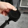 Coffee Machine Group Head Silicone Cleaning Brush 360° All-Angle Clean Heat Resistant Non-Slip Handle for Home Cafe Espresso Tool