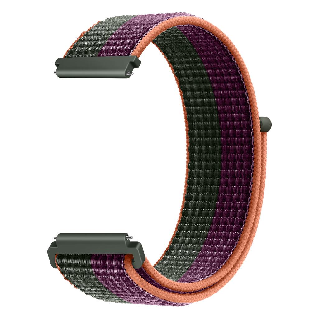 20mm/22mm Watch Straps For Samsung Galaxy Watch 7/5/pro/4/6/Classic/3 Nylon Loop Bracelet Correa Huawei Watch GT 4 5 6 Pro Band