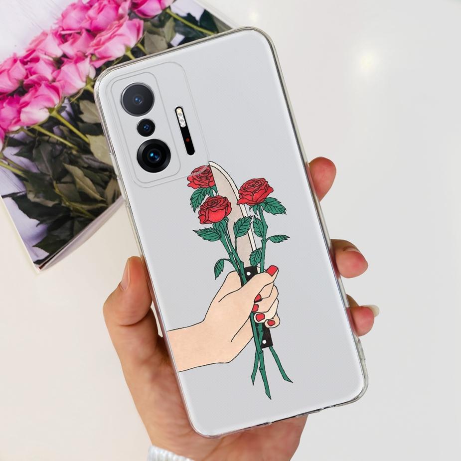 For Xiaomi 11T Pro Case New Fashion Back Cover Silicone Soft TPU Phone Case For Xiaomi Mi 11T Pro 11TPro Mi11T Full Coque Bumper