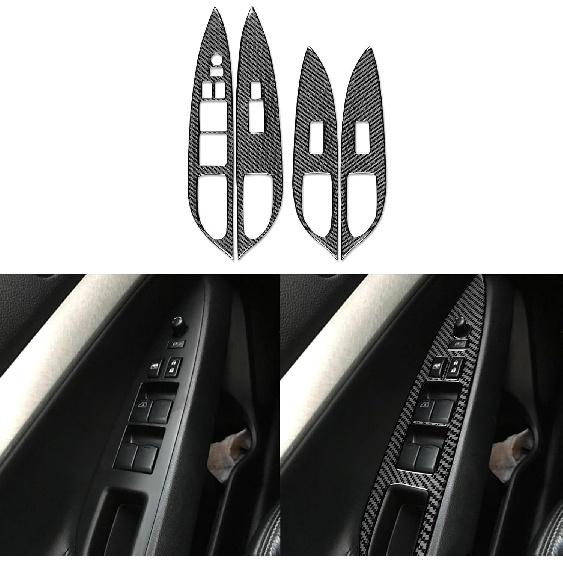 NVCNX Real Carbon Fiber Compatible with Infiniti G35 G37 X S 2007 2008 2009 2010 Sedan Coupe Convertible Car Accessories Interior Trim Dash CD AC