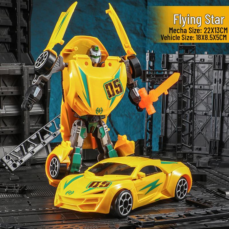 Transforming Car and Robot Mecha Toy for Kids Ages 3-6