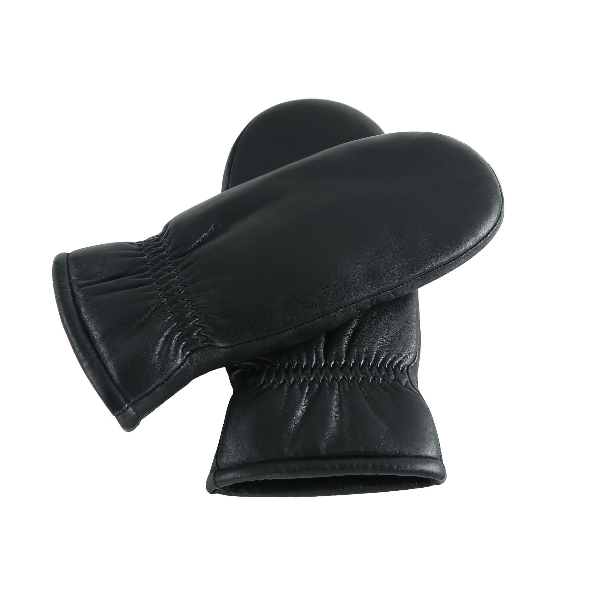 

Большие размеры, супер теплые мужские варежки из натурального овечьего меха, женские зимние перчатки из натуральной кожи, мужские шерстяные перчатки для мотоцикла XS чёрный