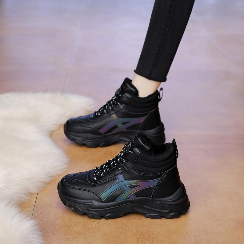Autumn/Winter Cotton Shoes High-top Women's Winter Boots Lightweight Outdoor Women's Snow Boots