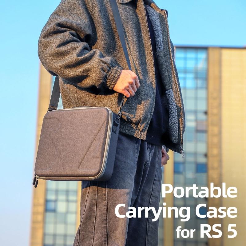 Durability Hard Shell Carrying Case For RS5 Stabilizer And Accessories Storage Box With Shockproof Compartments Design