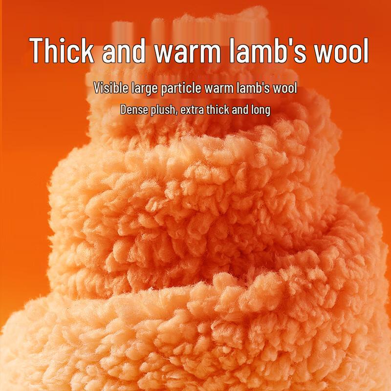 Warrior Men's Winter Thickened Lamb Wool Jogger Pants