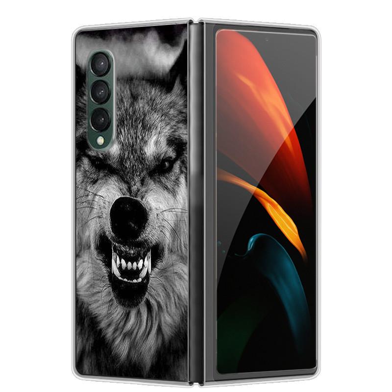 Etui na Samsunga Z Fold 5 Słodkie Modne Twarde Przezroczyste Etui na Telefon dla Samsunga Galaxy Z Fold5 5G ZFold 4 6 5G Powłoka Ochronna ZFold6