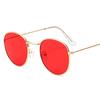 Classic Small Frame Round Sunglasses Women/Men  Designer Alloy Mirror Sun Glasses Vintage Eyeglass