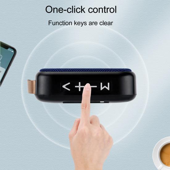 Portable Mini G2 6D Bass Bluetooth-compatible 4.2 Wireless Speaker with USB TF Card Jack Subwoofer Loudspeaker for Indoor Outdoor