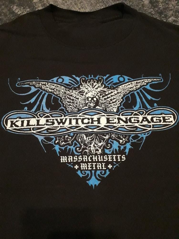 Vtg Killswitch Engage Music Band Cotton Black All Size Men Women Shirt TR336 Unisex T-Shirt XXL