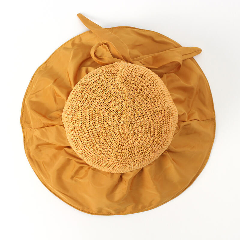 Солнцезащитная панама с лентой блэкаут (желтый)