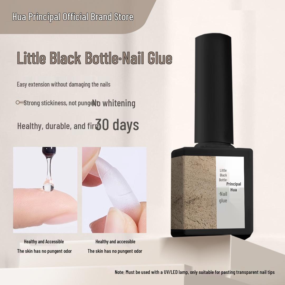 Hua Principal Seamless Ultra-Thin Oval Nail Tips - Half-Cover, No-Grind, with Guide Lines for Nail Art