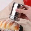 1pc Stainless Steel Powder Sugar Shaker Duster with Lid - Fine Mesh for Even Sprinkling of Baking Soda, Cocoa, Cornstarch,Coffee