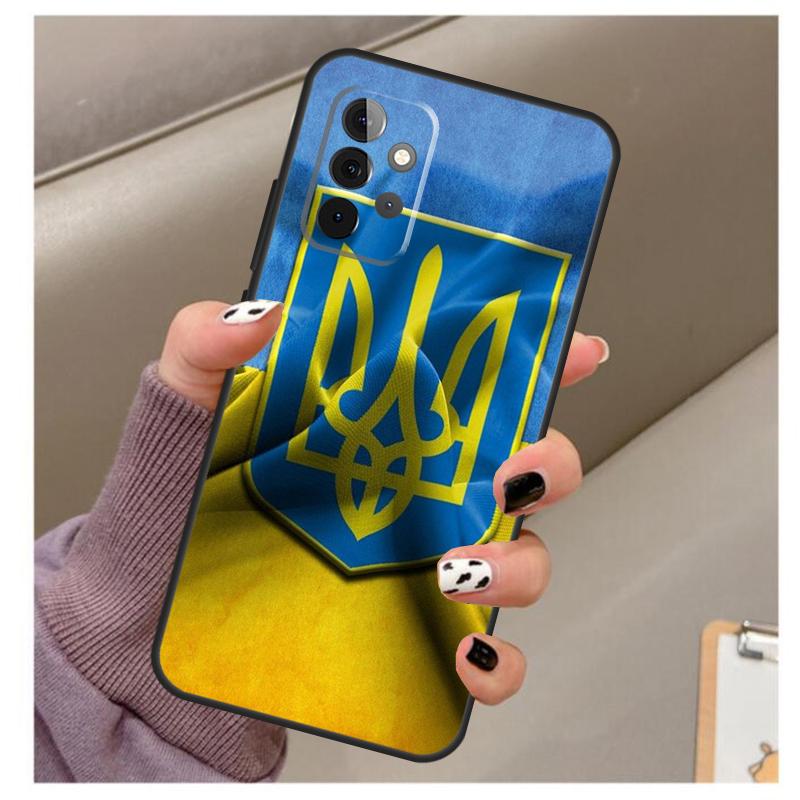 Ukraine Flag Case For Samsung Galaxy A56 A16 A26 A36 A06 A52 A53 A33 A13 A34 A54 A14 A15 A35 A55 A22 A32