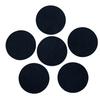 Black Adhesive Felt or for DIY and Professional Craft Finish of Circles, 2", 3", 4", 5" Wide, Self-Stick, Die-Cut, Projects, (Pack 5, 2-Inch Circles)