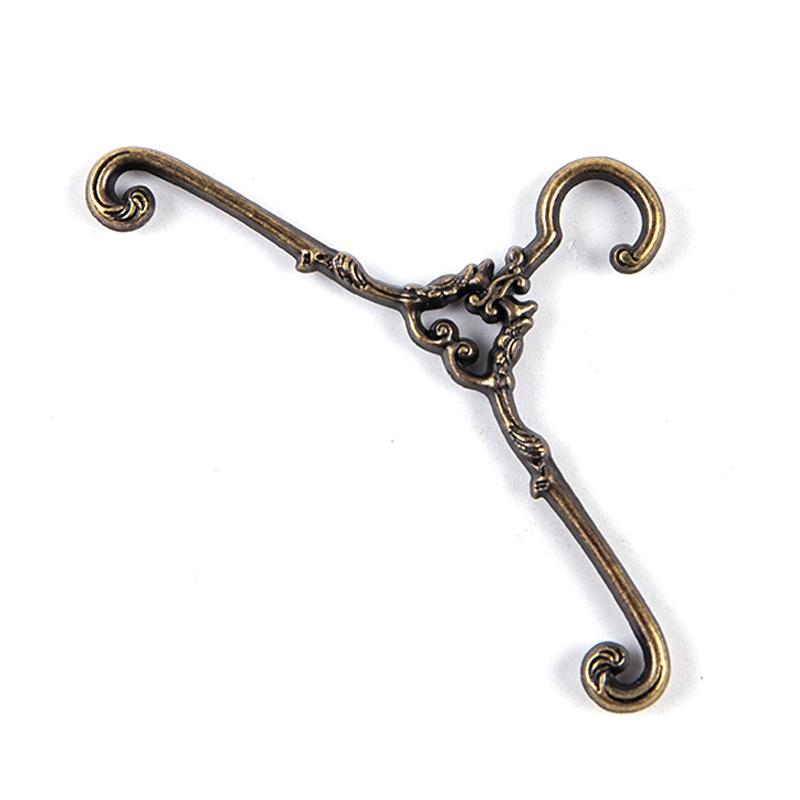 Retro Metal Mini Hanger Alloy Baby Clothes Drying Rack