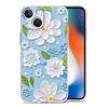 Phone Case For iPhone 17 Air Cases iPhone 16 15 12 13 14 Pro Max SE 7 8 Plus iPhone11 Clear Soft Cover Oil Painting Flower
