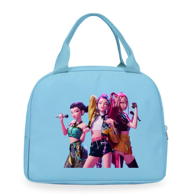 Cartoon Animation Academy Meal Bag Student Thermal Insulation Lunch Box Bag Office Workers Handheld Bento Bag