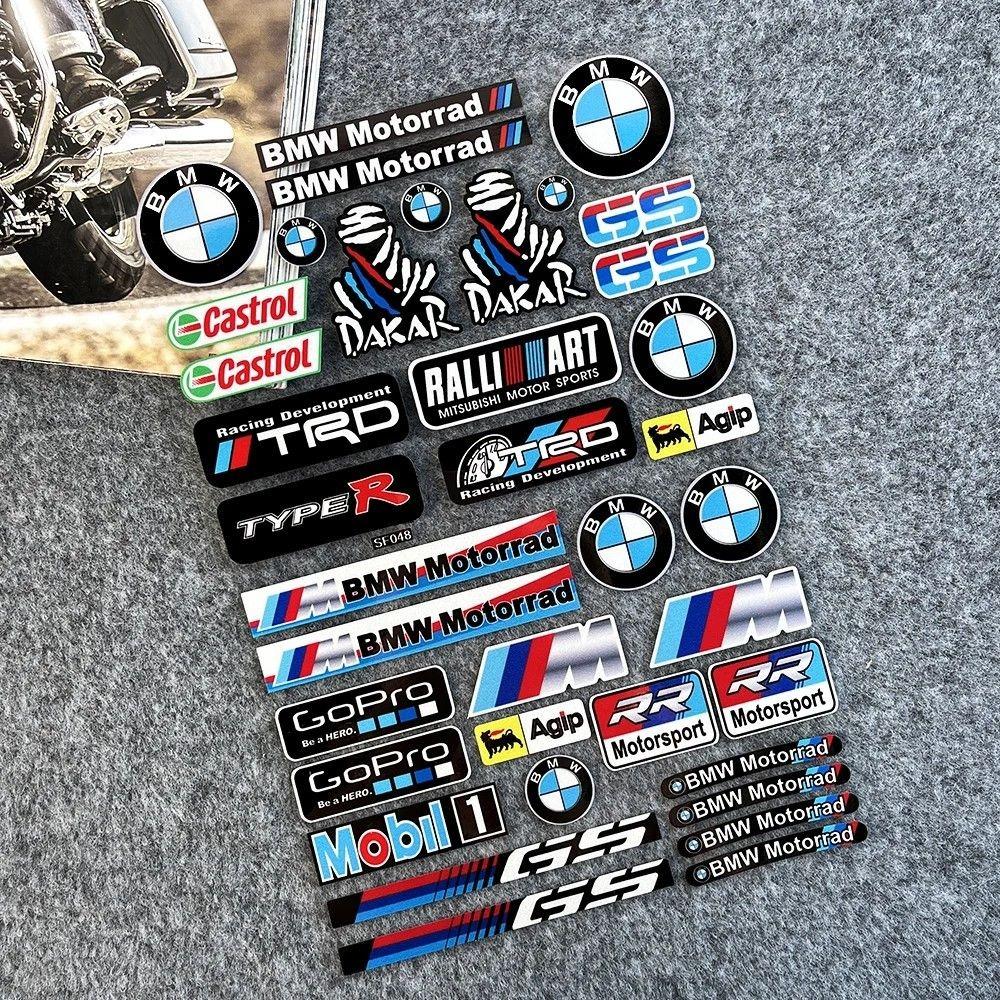 drswk4 New For Bmw M 50TH Power Performance E28 E30 E34 E36 E46 E60 E90 F84 Reflective Motorcycle Sticker Decals Tank Logo Stickers
