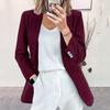 Corduroy Oversized Blazer Jacket Women Loose Office Lady Business Style Suit Blazer Coat 2022 Korean Chic Solid Outwear