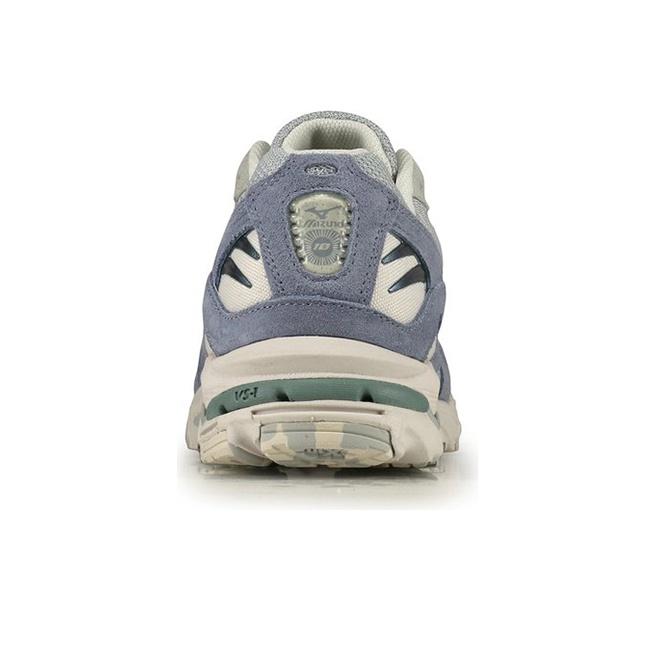 Mizuno Wave Rider 10 Retro Low Top Running Shoes Unisex Sneaker Gray Blue D1GA215901