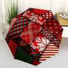 1pc Holiday Patterns Open/Close Folding Umbrella, All- Portable Umbrella for & Men, Stylish Accessory (Holiday Gift) 8-Rib Yy251213154