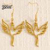 Hypoallergenic Necklace Phoenix And Earring Set for Women Stainless Steel