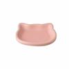 Non-slip Cat Food Bowl Plastic Pet Food Dish Cute Cat Snack Bowl  Pet Feeding