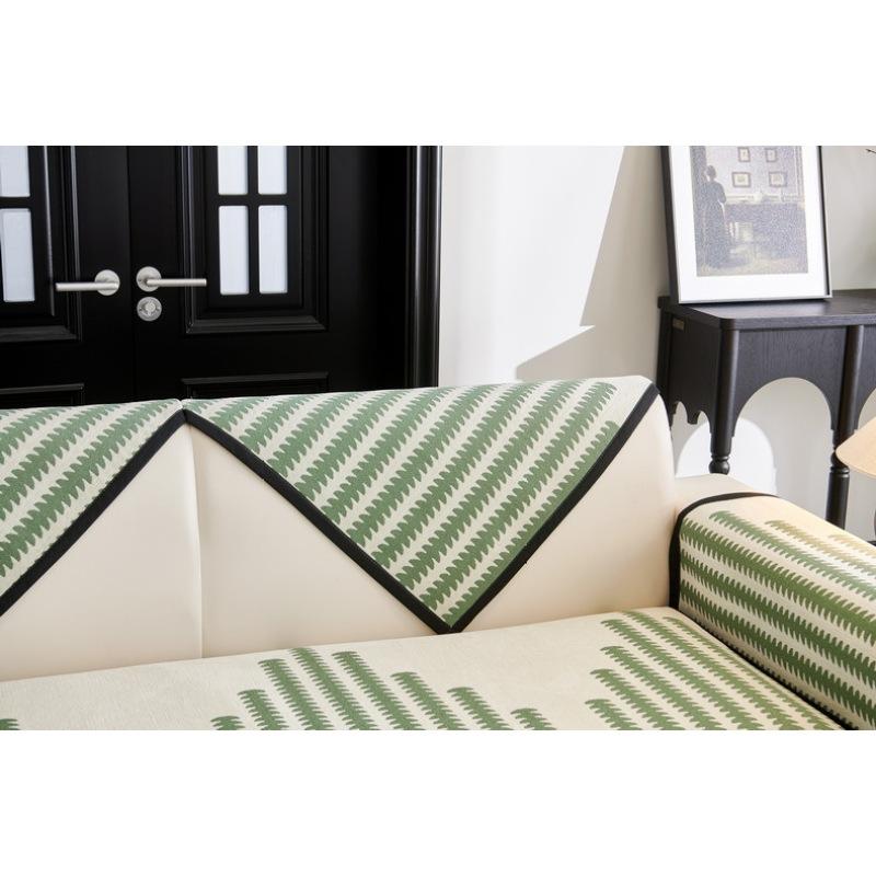 Pernă de canapea universală scandinavă, simplă, patru anotimpuri, canapea cu rând drept, pernă anti-alunecare husă de canapea senior prosop din pânză