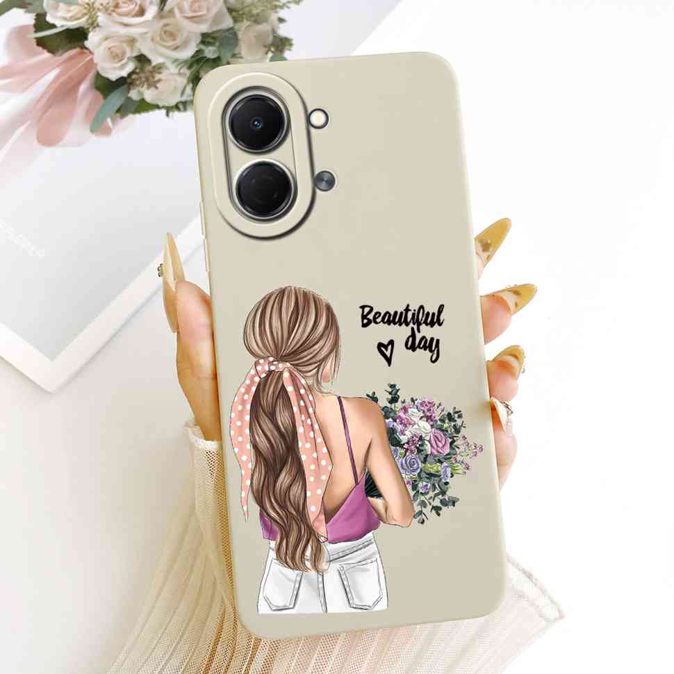 For Tecno Spark Go 3 Case Petty Girl Cover Phone Cases For Tecno Spark Go3 SparkGo 3 Back Cover Fundas Soft Silicone Bumper