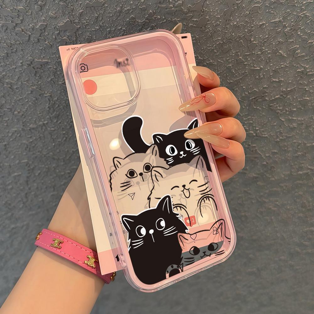 Painted Phone Case for iPhone 17 11 12 13 14 15 16 iPhone 17 12 13 14 15 16 Pro 17 12 13 14 15 16 Pro Max  High Quality Painted Animal Cute Phone Case