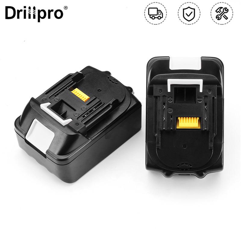 

Drillpro 3,0 Ач-6,0 Ач, литиевая аккумуляторная батарея 18 В для батареи Makiita серии B 18 В с индикатором заряда, аккумулятор для электроинструмента 6Ah