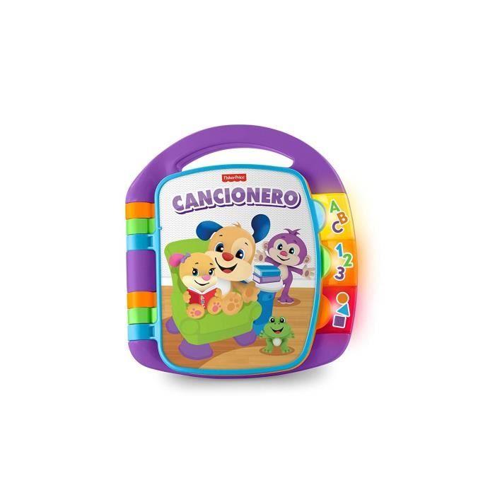Livre interactif d'apprentissage Fisher-Price FRC69 - Jouet éducatif interactif pour enfant de 6 mois et plus