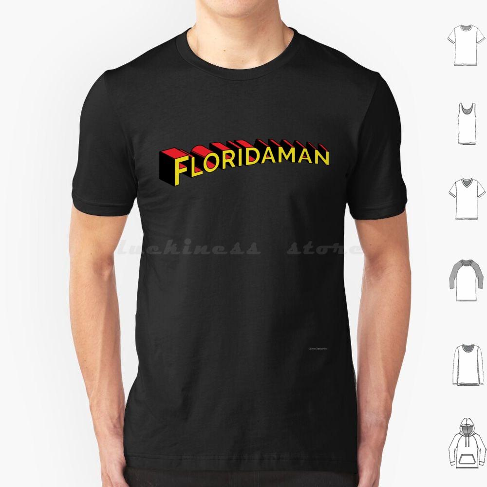 

Floridaman T Shirt Men Women Kids 6xl Florida Man Florida Man Super News Logo Hero Clark Louis Parody Florida News Alligator S