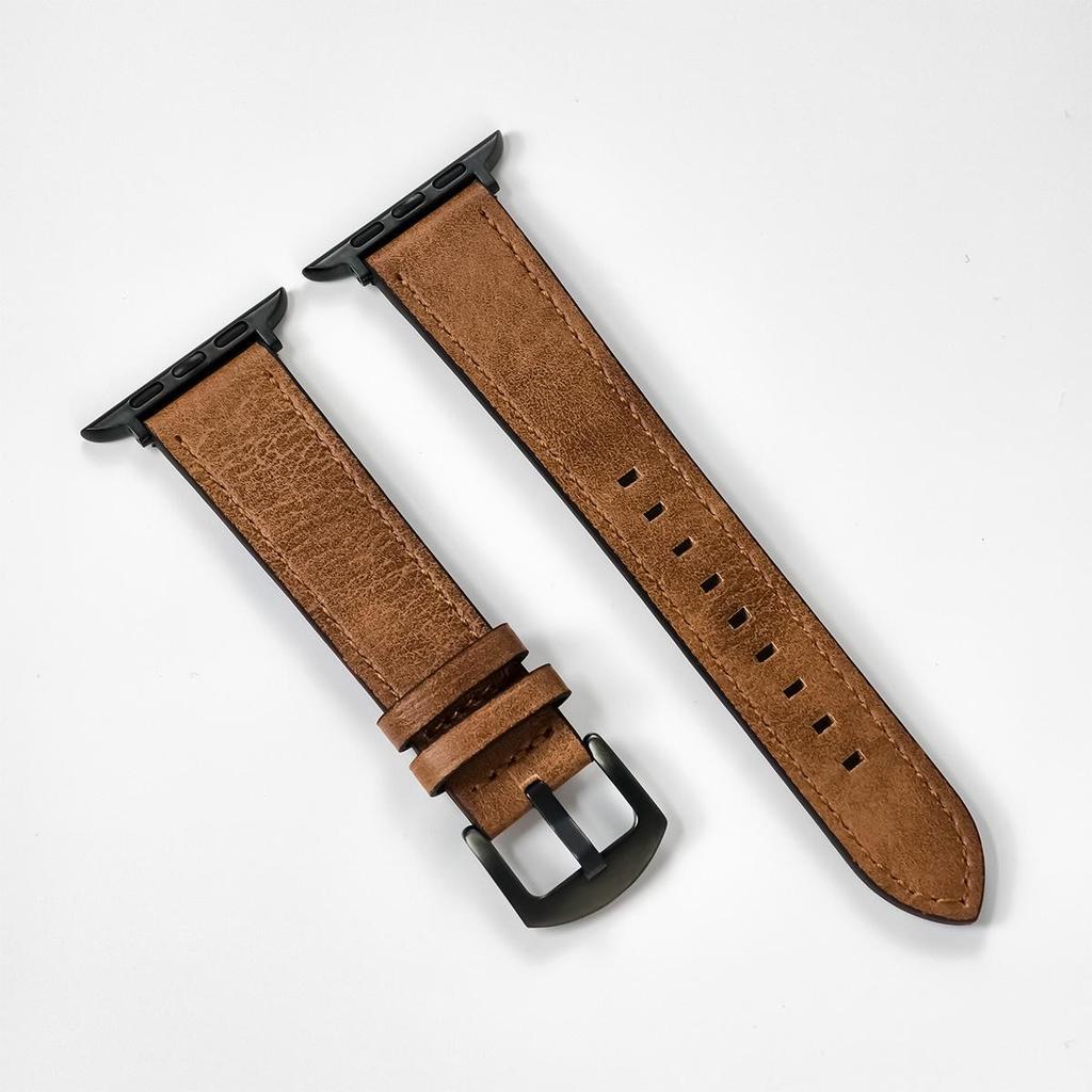 Compatibility: Apple Watch Ultra, Series 10/9/8/7/6, Ultra-Fiber Leather Strap