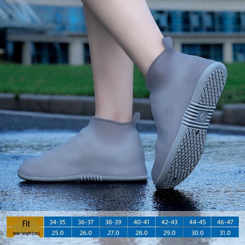 Unisex Waterproof Non-Slip Silicone Rain Boot Covers for Hiking