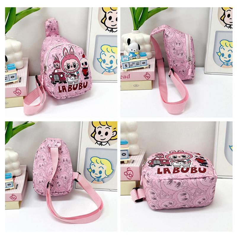 Kawaii Children Bag Chest Bag Cartoon Girl Accessories Bag Shoulder Crossbody Bag Gifts Travel Storage Bag